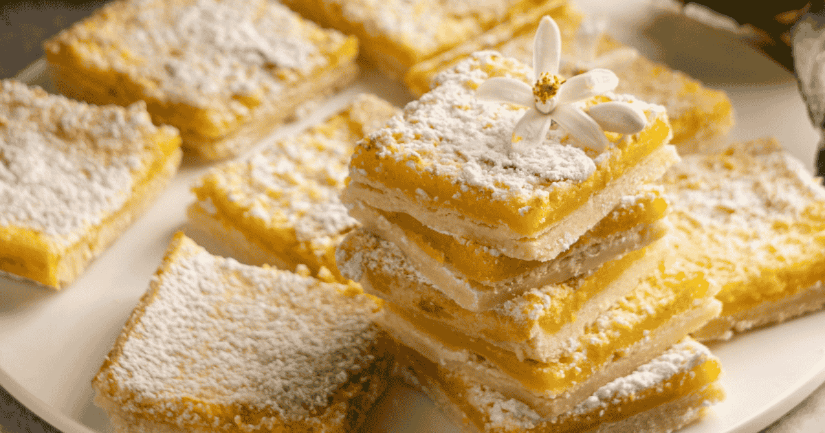 2 ingredient lemon bars recipe